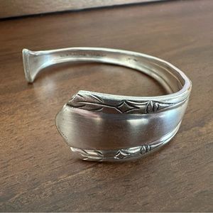 Silver Plated Spoon Cuff